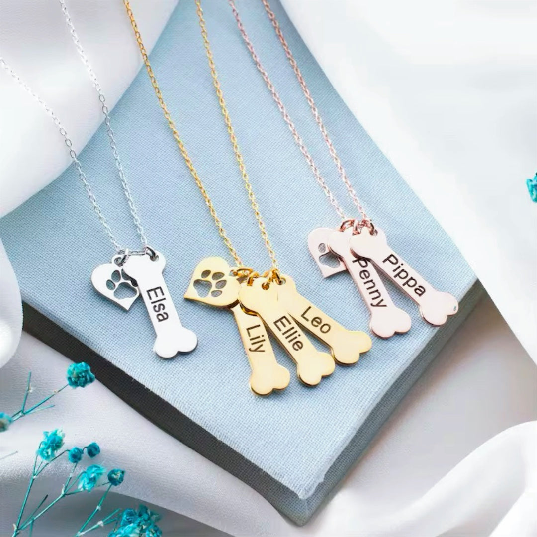 Personalized Bone Necklace