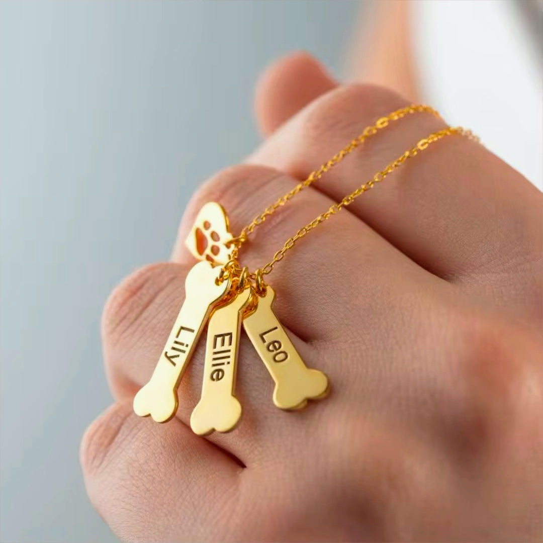 Personalized Bone Necklace