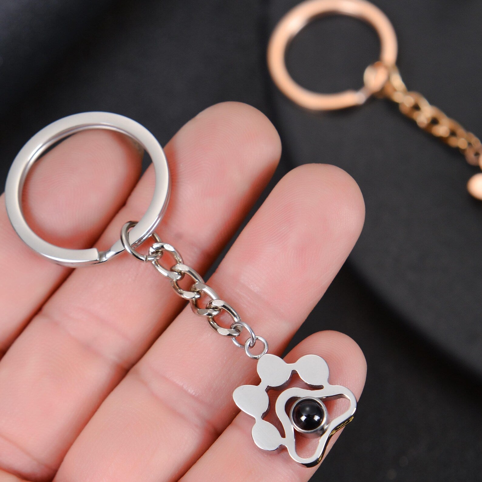 Pet Projection Keychain