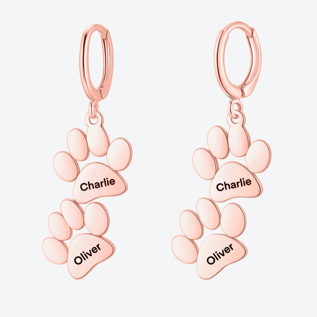 Paw Print Earrings