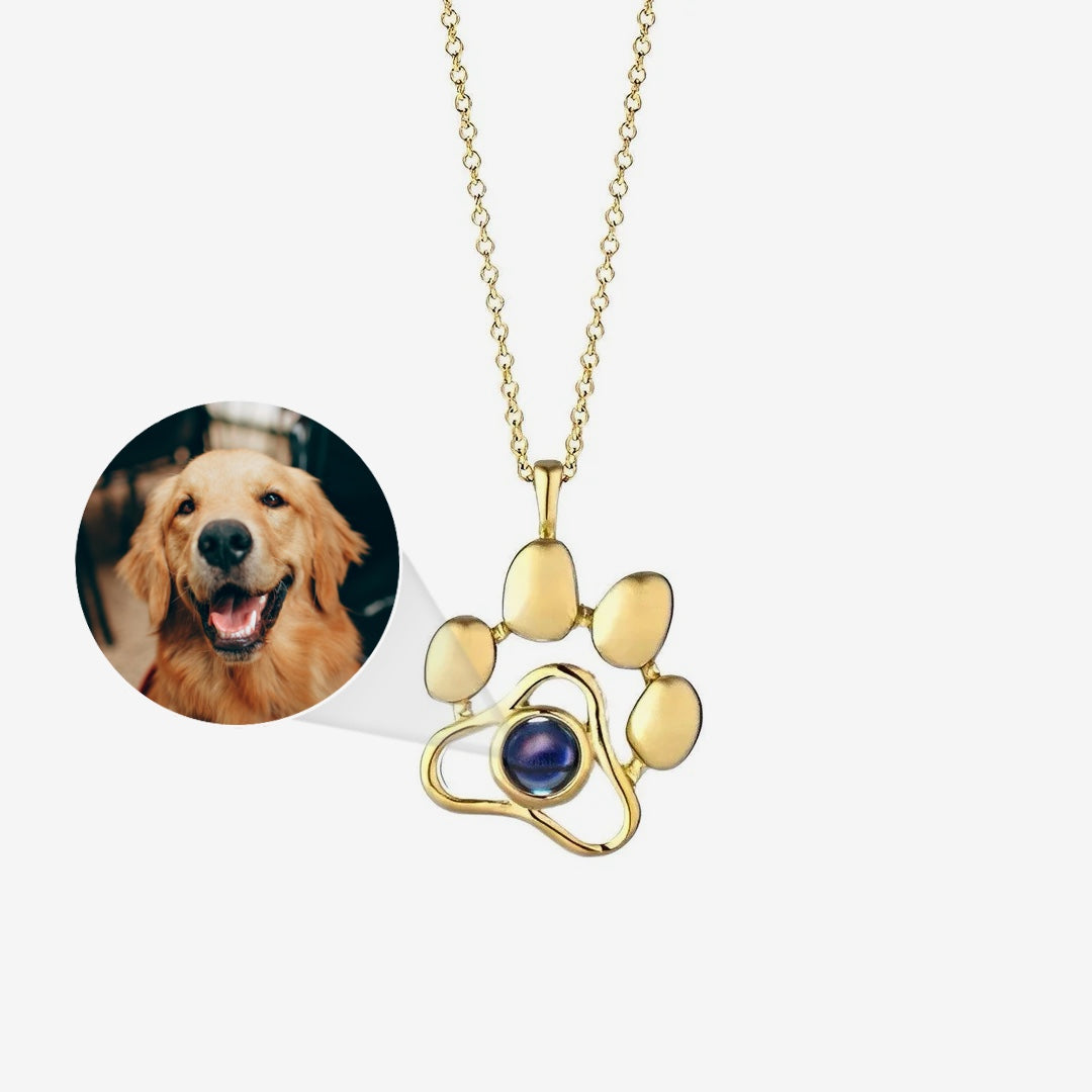Pawprint Projection Necklace