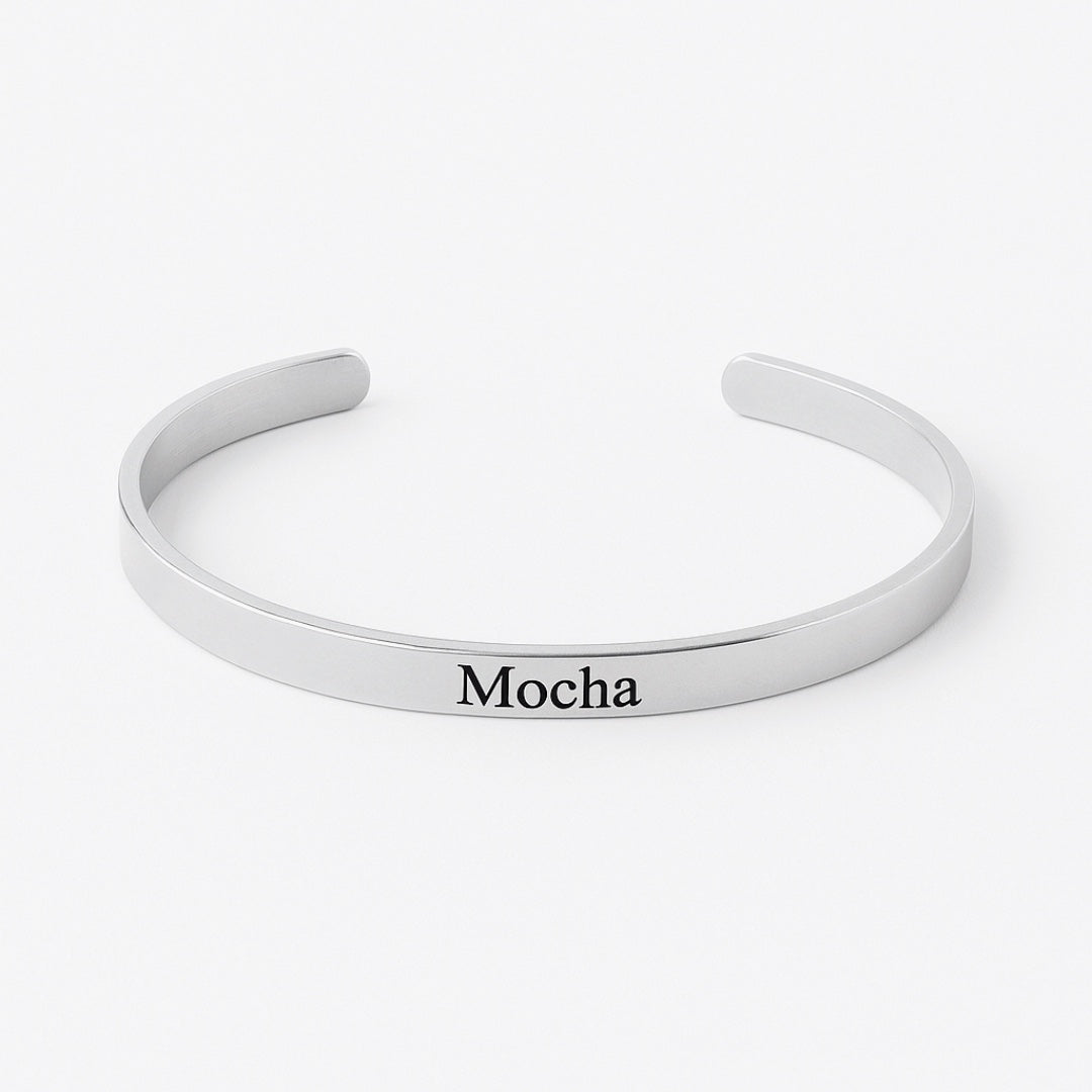 Pet Engraved Cuff Bracelet