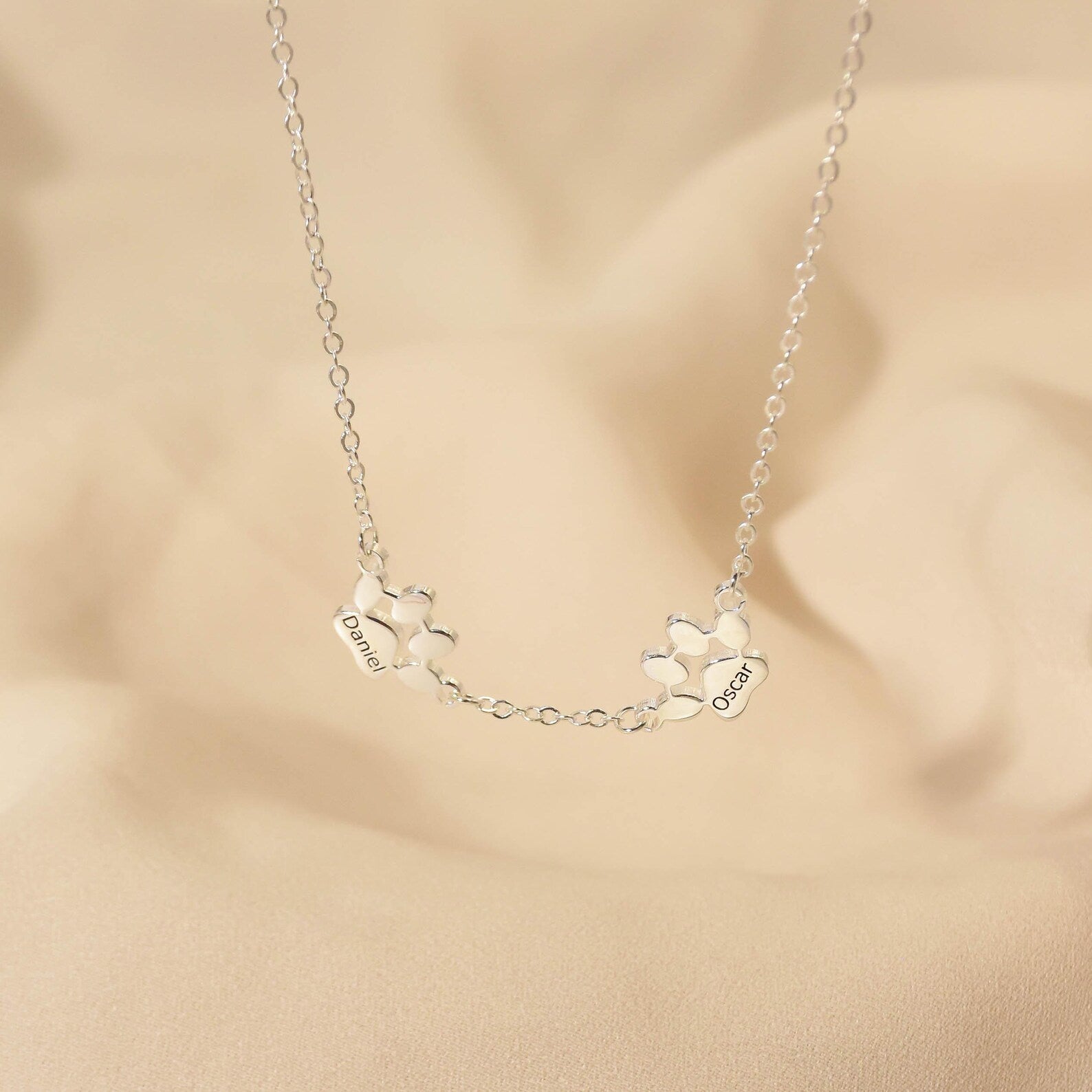 Paw Print Necklace