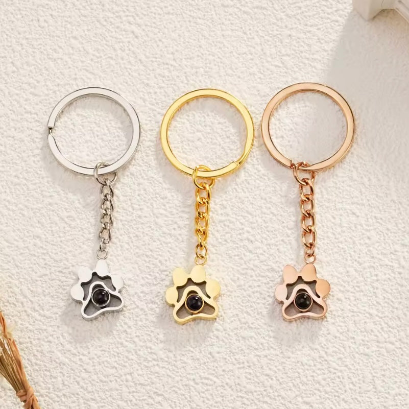 Pet Projection Keychain