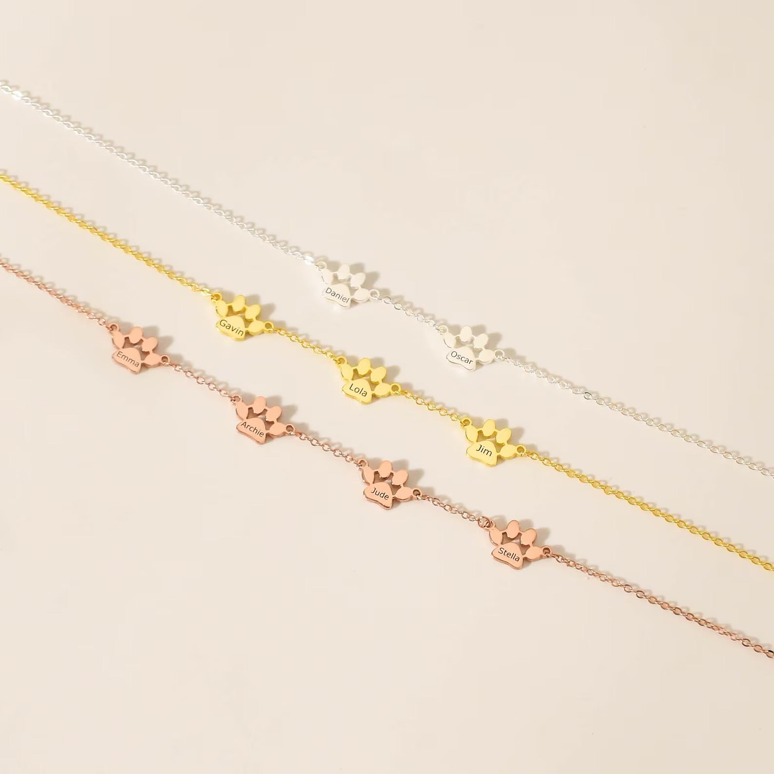 Paw Print Necklace