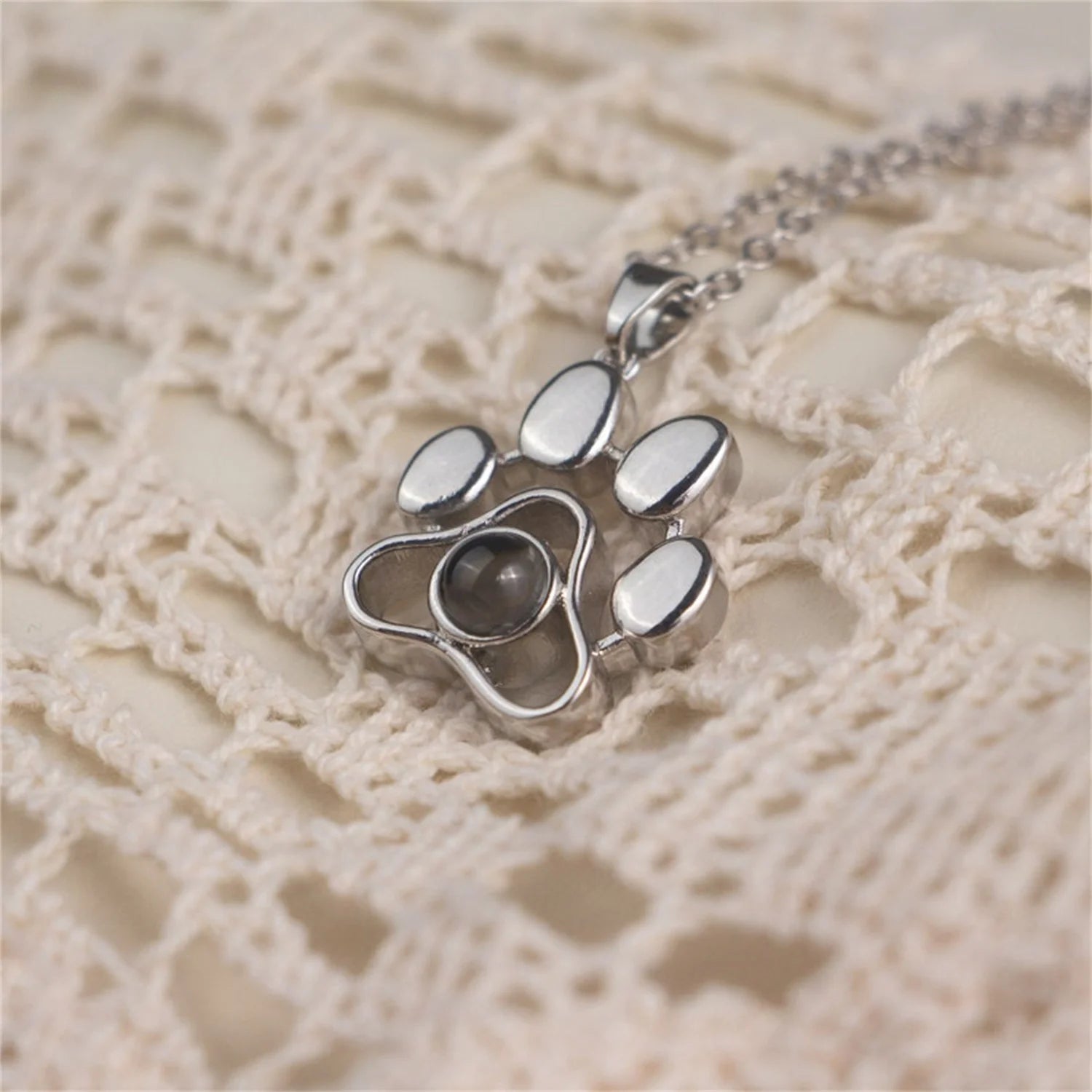 Pawprint Projection Necklace