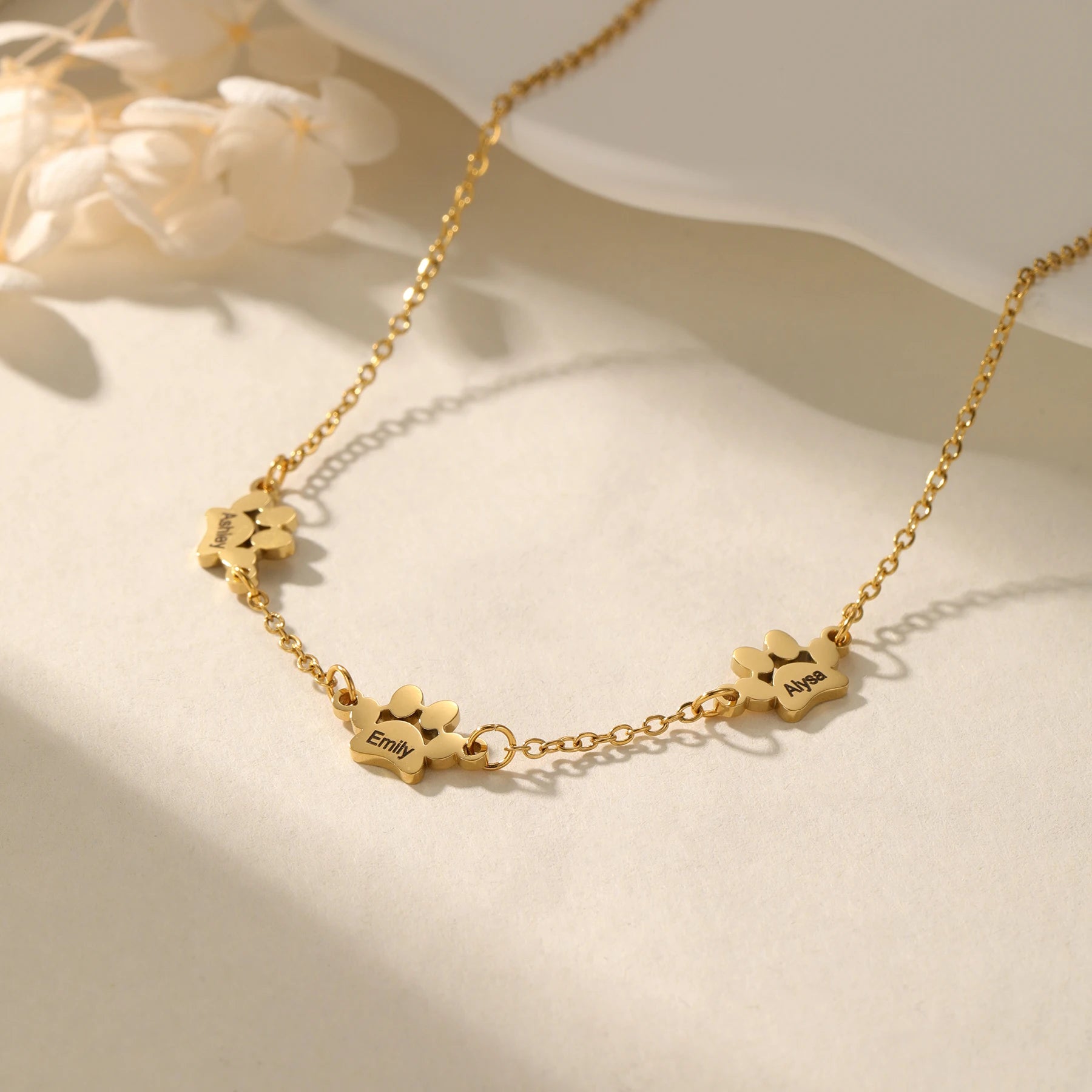 Paw Print Necklace