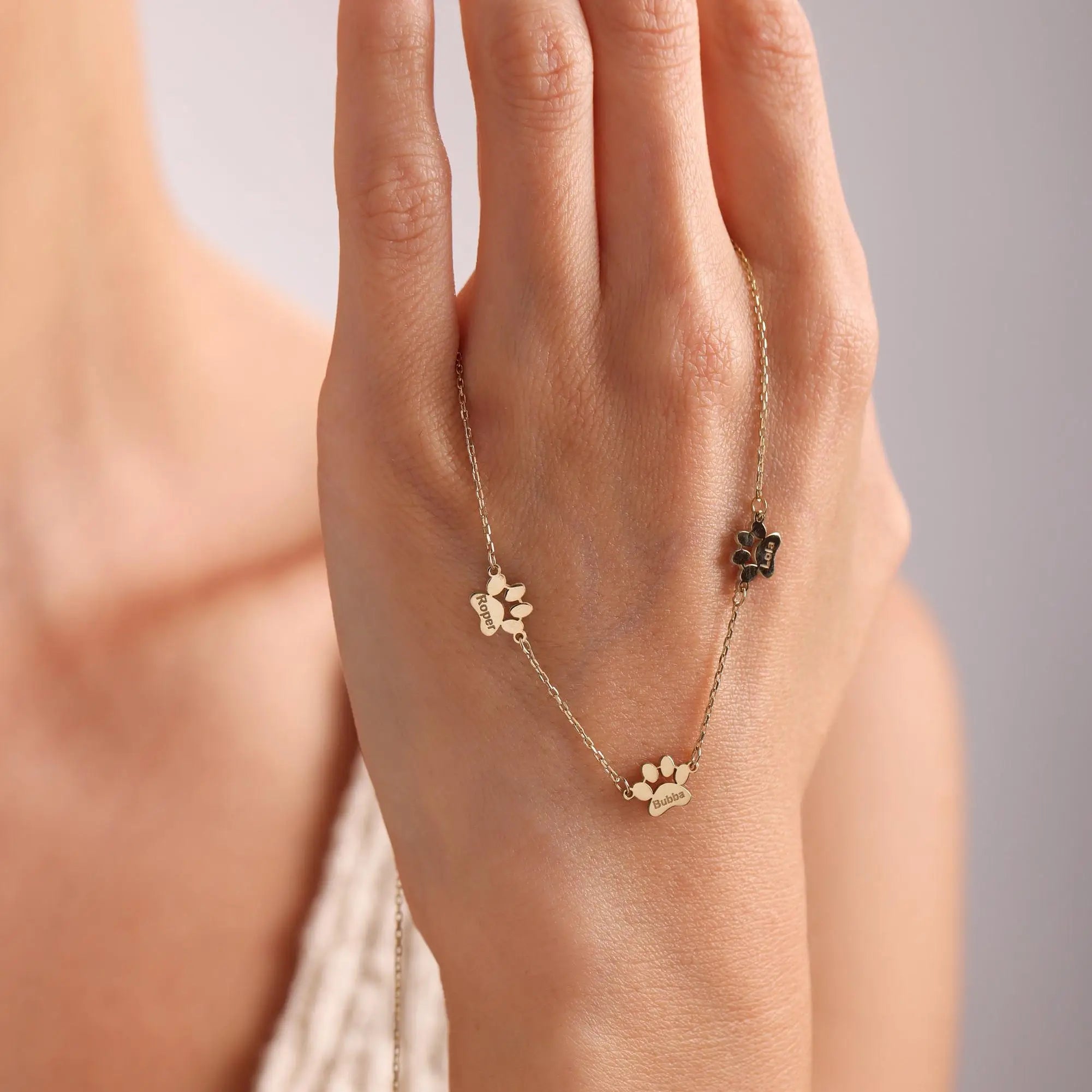 Paw Print Necklace