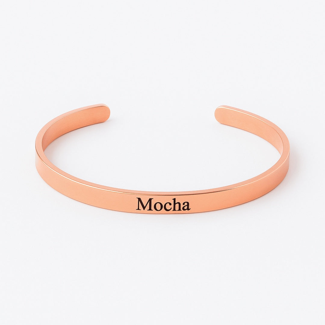 Pet Engraved Cuff Bracelet