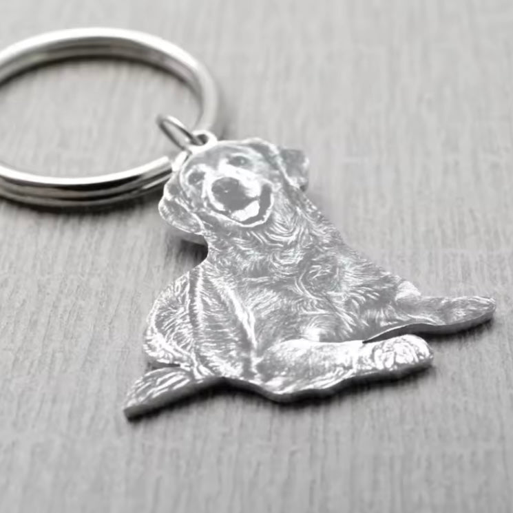 Pet Cutout Keychain