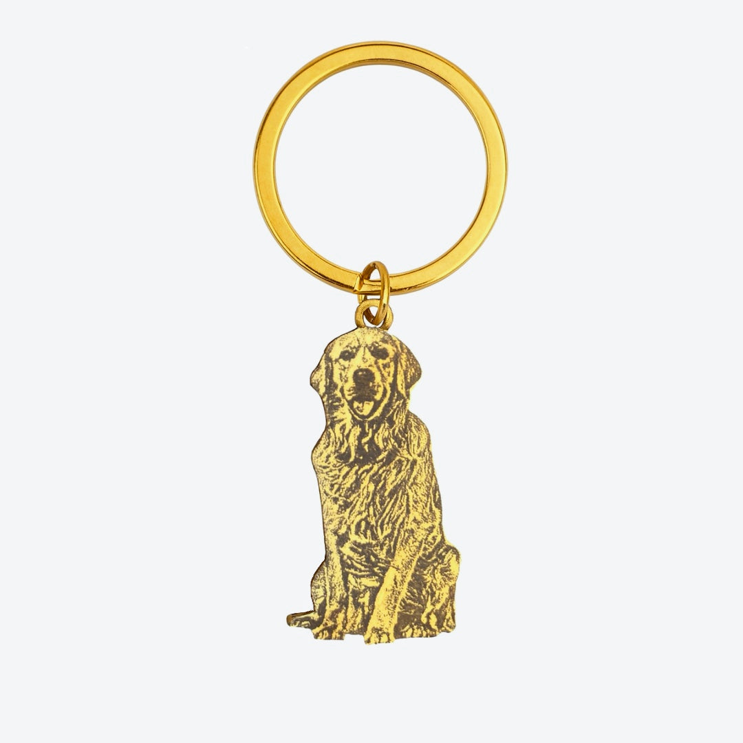 Pet Cutout Keychain