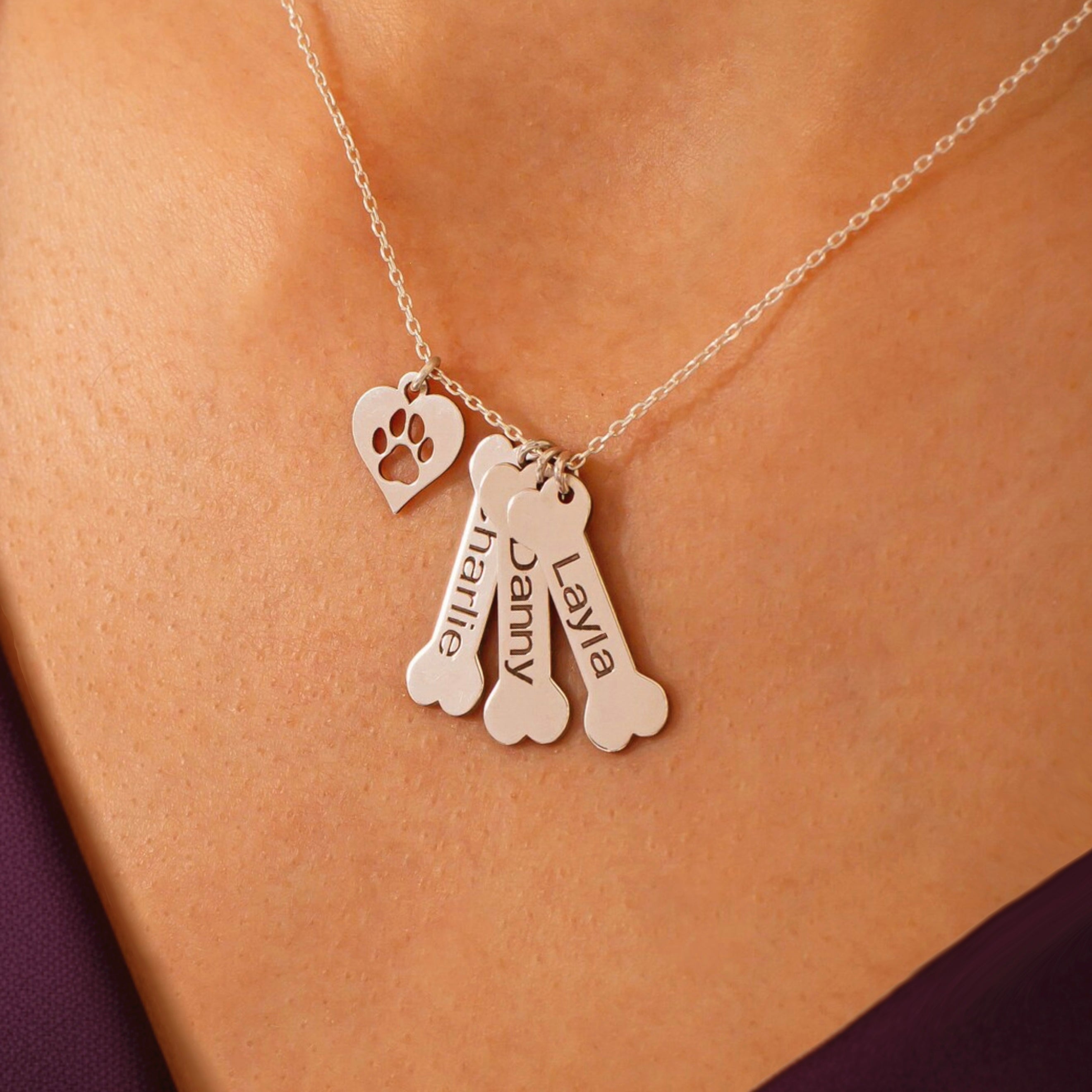 Personalized Bone Necklace