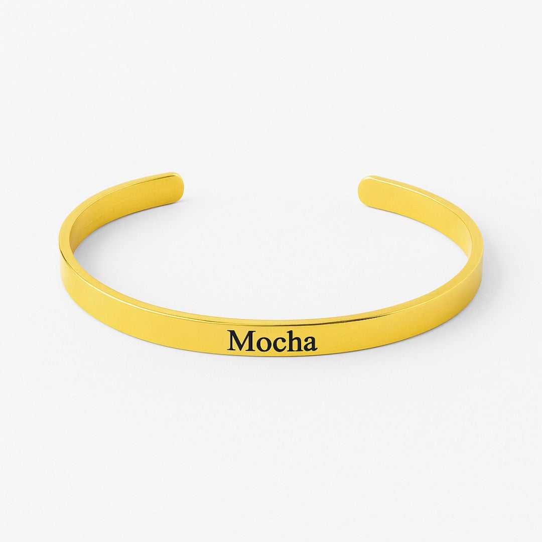 Pet Engraved Cuff Bracelet